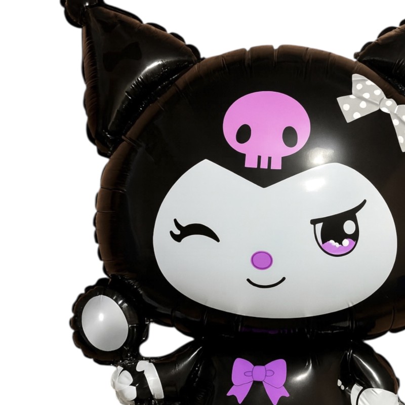 Balon foliowy Kuromi 70 cm czarny dekoracja