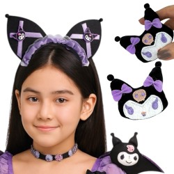 Kostium Kuromi dla dzieci z akcesoriami