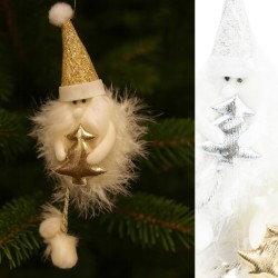 Ozdoba choinkowa skrzat Mikołaj 1 szt.