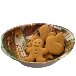 Miseczka papierowa 16cm Merry Christmas 8 sztuk