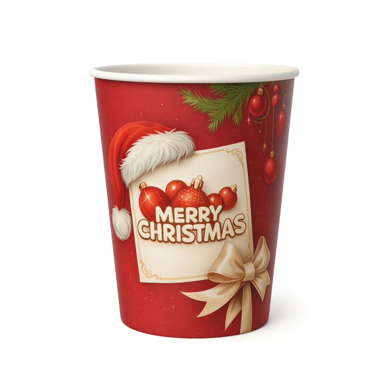 Świąteczne kubeczki 75ml 50 sztuk