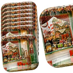 Kwadratowe talerzyki...