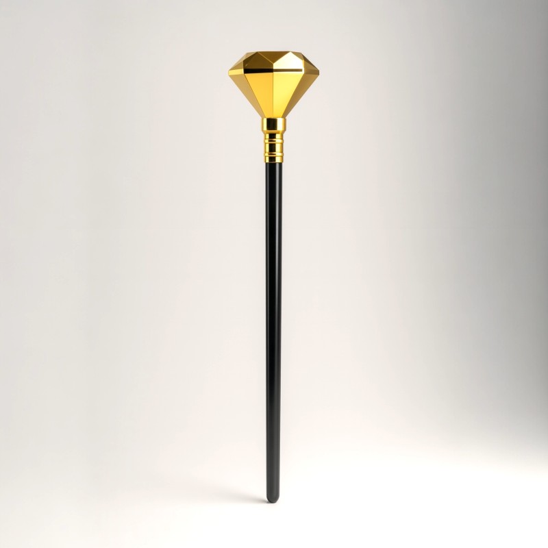 Berło Złote z Diamentem 42cm
