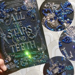 Kryształki Naklejki holo Srebrne OPAL 4mm 750 szt Opalizujące