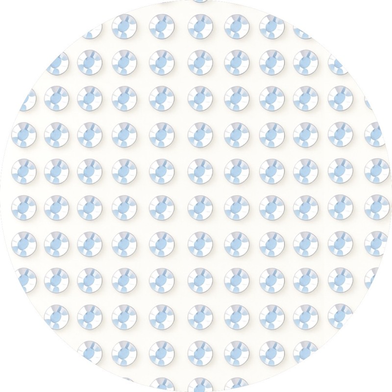 Kryształki naklejki Scrapbooking srebrne OPAL 260 sztuk 6mm