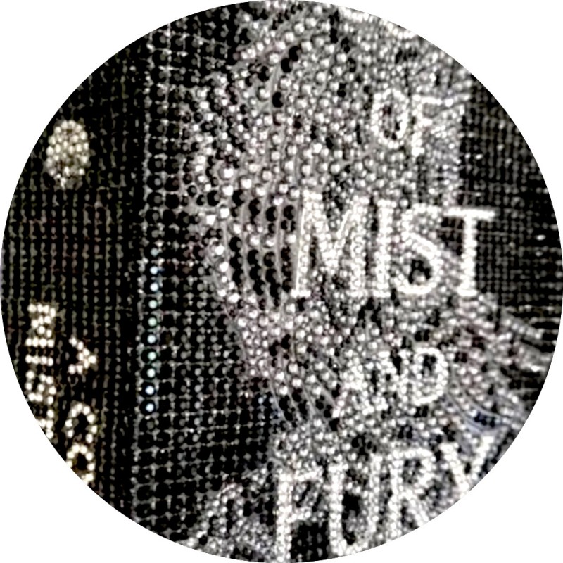 Kryształki naklejki Scrapbooking srebrne OPAL 260 sztuk 6mm