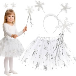 Zestaw tutu śnieżynka z...