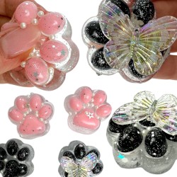 Gniotki Kocia Łapka i Motylek Zestaw 5szt