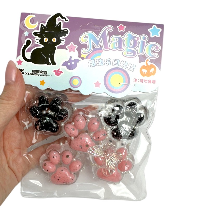 Gniotki Kocia Łapka i Motylek Zestaw 5szt