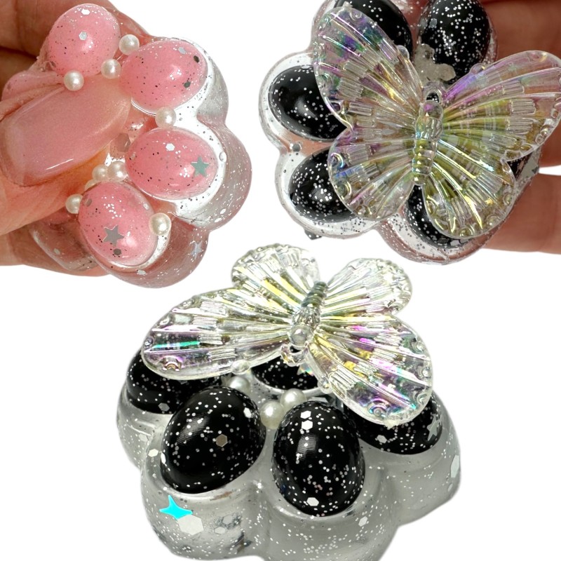 Gniotki Kocia Łapka i Motylek Zestaw 5szt