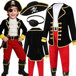 Kostium Pirata z Czerwonymi...