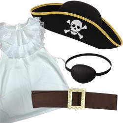 Kostium Pirata z Czerwonymi Spodniami