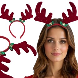 Aksamitna Opaska Renifer z...