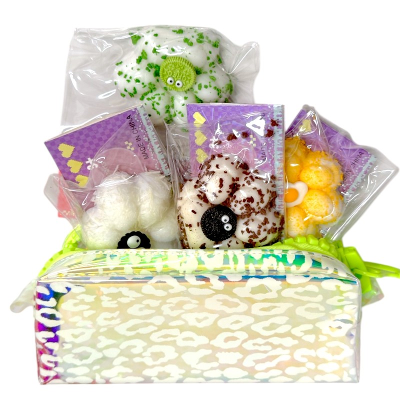 Zestaw Gniotków Kocia Łapka Mochi Ciastko Oreo 7szt