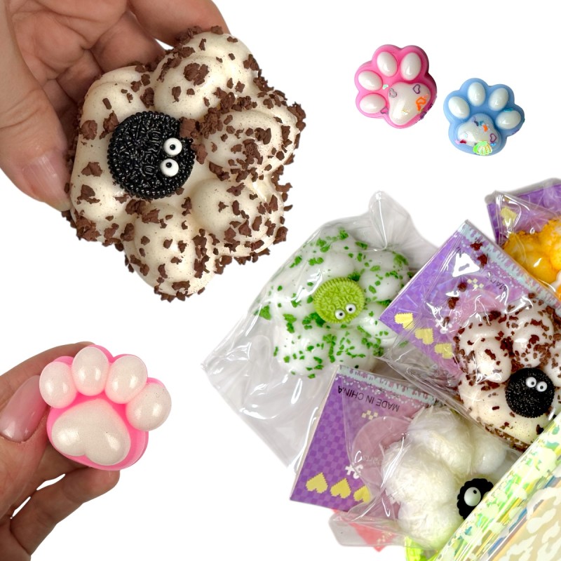 Zestaw Gniotków Kocia Łapka Mochi Ciastko Oreo 7szt