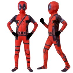 Strój Deadpool dziecięcy kombinezon z maską