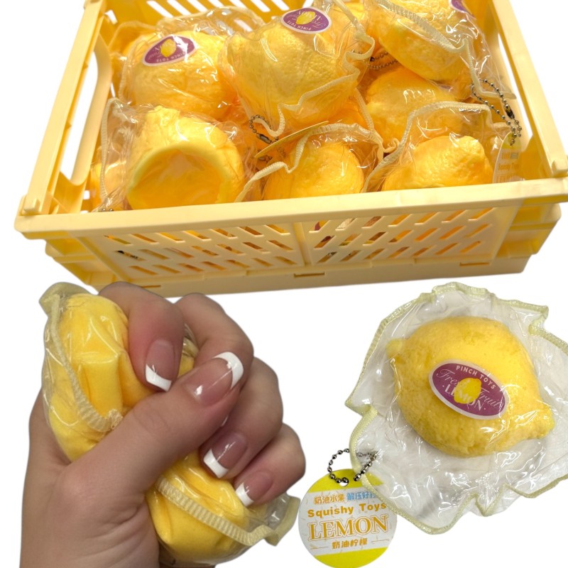 Gniotek Squishy Cytrynka 11 cm