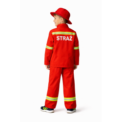 Strój dziecięcy strażak z kapeluszem