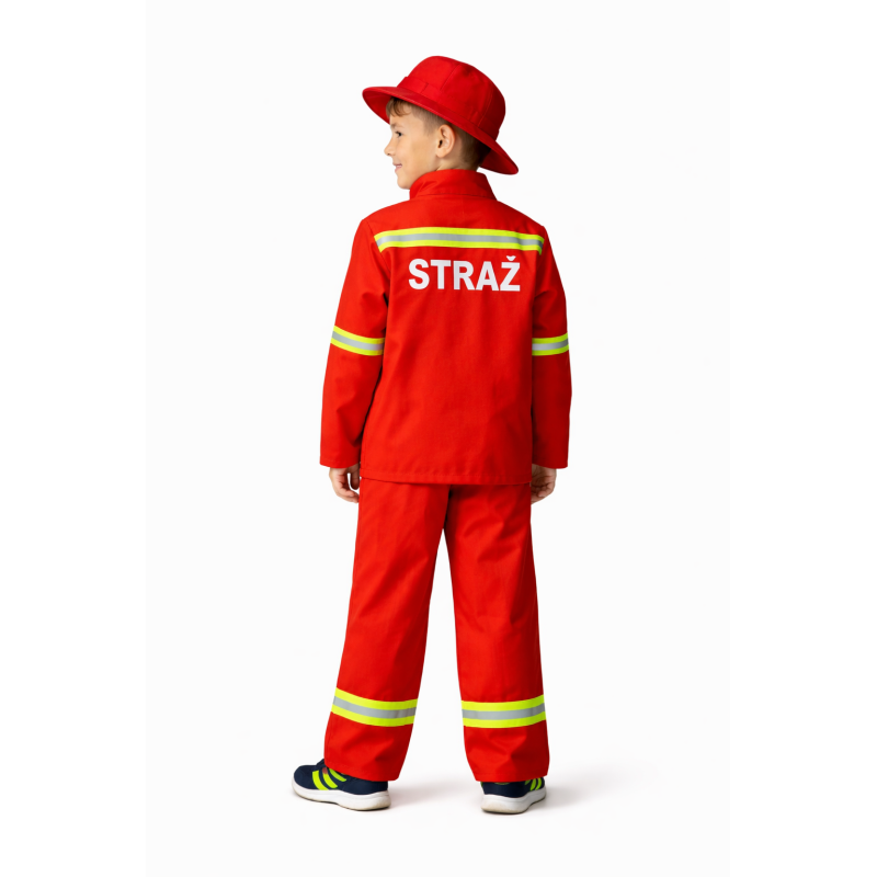 Strój dziecięcy strażak z kapeluszem