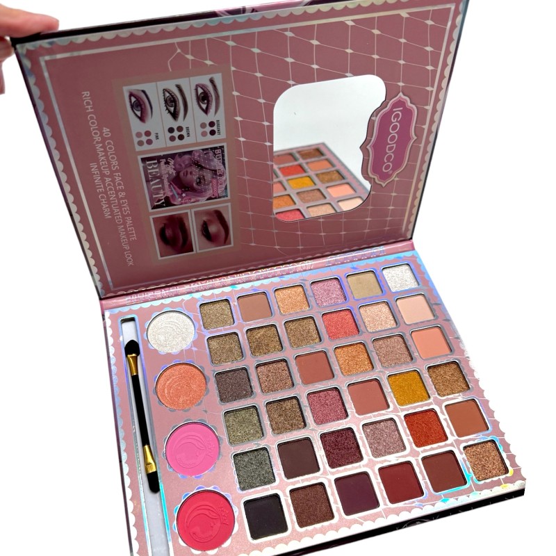 Paleta cieni IGODOO Super Nude 40 kolorów