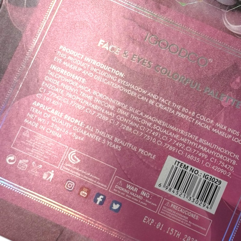 Paleta cieni IGODOO Super Nude 40 kolorów