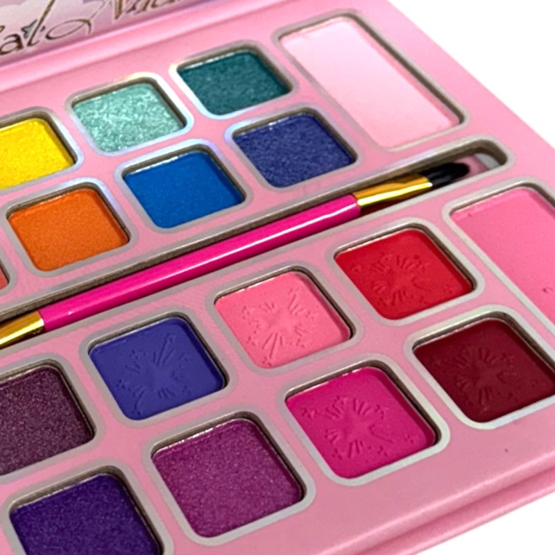 Paleta cieni Glitter 16 cieni 4 rozświetlacze