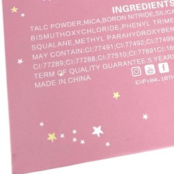 Paleta cieni Glitter 16 cieni 4 rozświetlacze