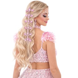 Kryształki naklejki do włosów i ciała, 1 szt.