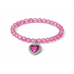 Zestaw biżuterii księżniczki z różową koroną