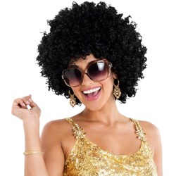 Peruka Afro Czarne Kręcone...