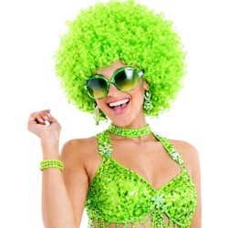 Peruka Afro Limonka Kręcone...