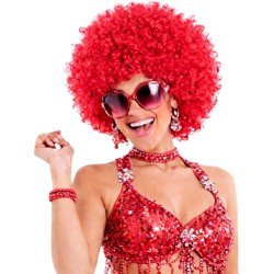 Peruka Afro Czerwone Włosy...