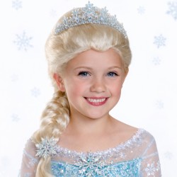 Peruka włosy warkocz Elsa