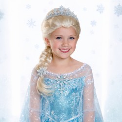 Peruka włosy warkocz Elsa