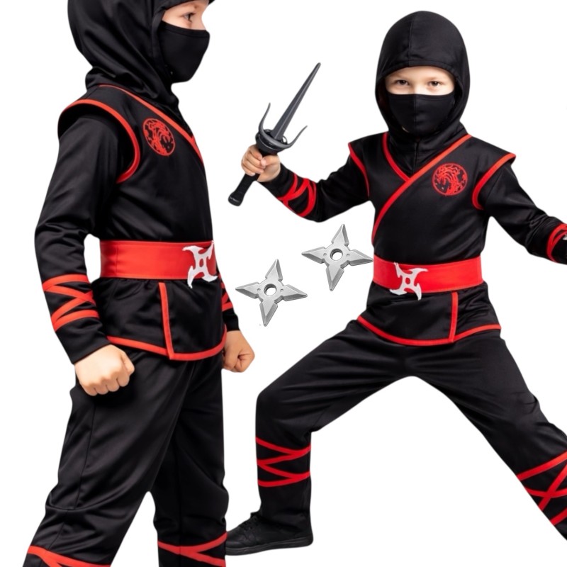 Kostium ninja dla dzieci Strój zestaw