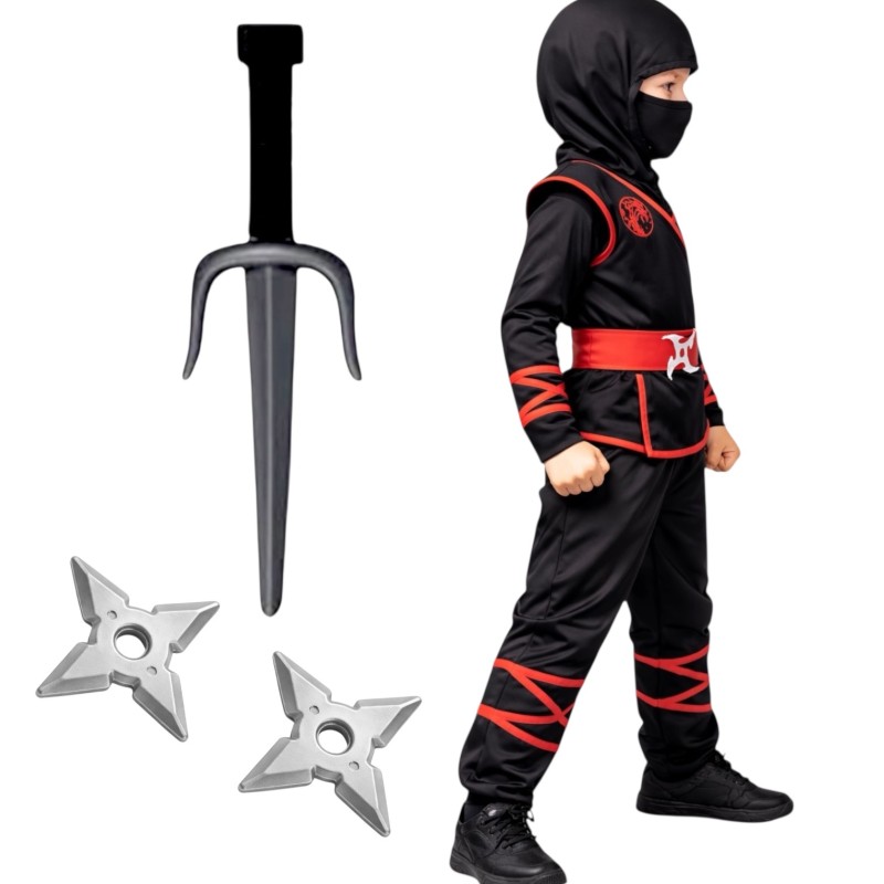 Kostium ninja dla dzieci Strój zestaw