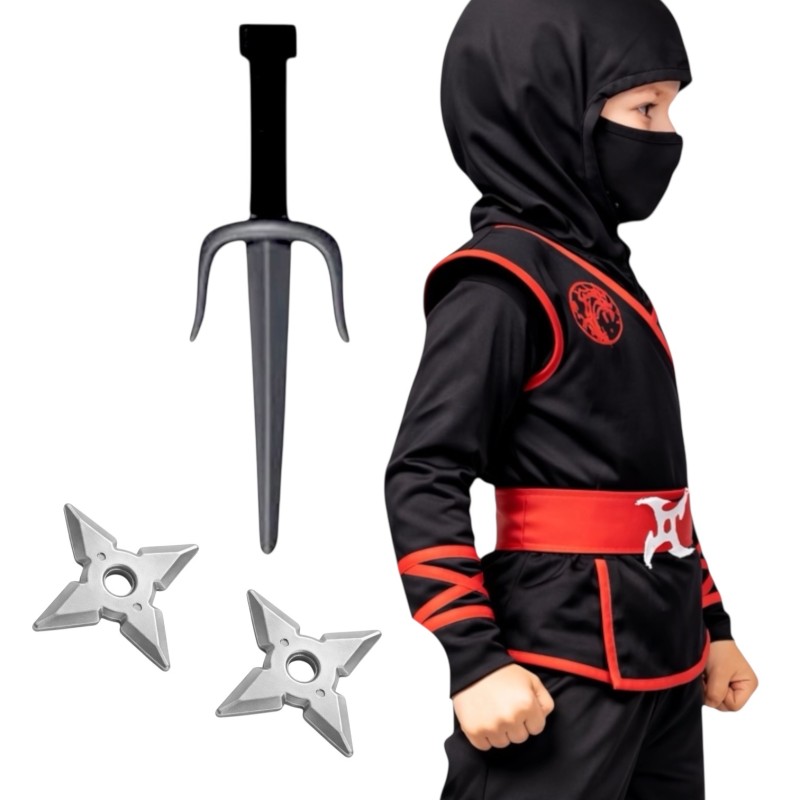 Kostium ninja dla dzieci Strój zestaw