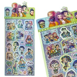 Naklejki KPop z holograficznym efektem 1 zestaw