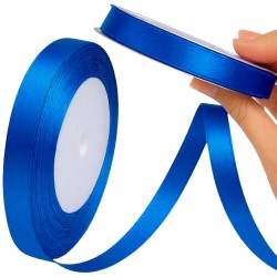 Granatowa wstążka satynowa...