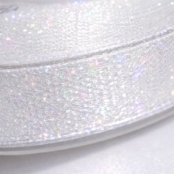 Wstążka z efektem Holo Brokat 1cm x 22 m Dekoracja