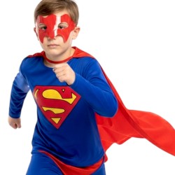 Strój superbohatera Superman z peleryną dla dzieci