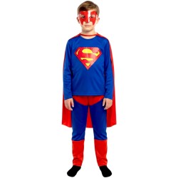Strój superbohatera Superman z peleryną dla dzieci