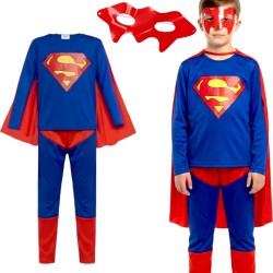 Strój superbohatera Superman z peleryną dla dzieci