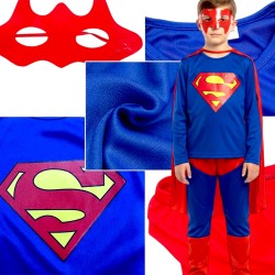 Strój superbohatera Superman z peleryną dla dzieci