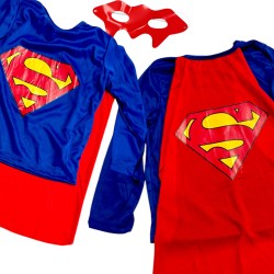 Strój superbohatera Superman z peleryną dla dzieci