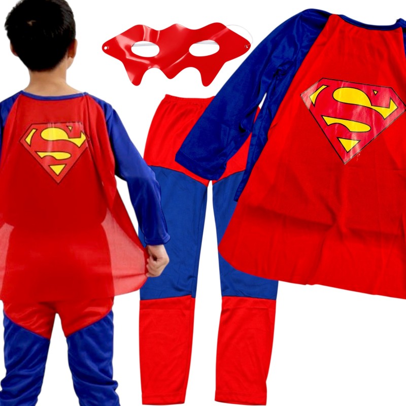 Strój superbohatera Superman z peleryną dla dzieci