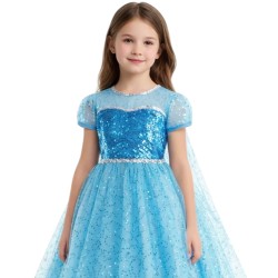 Strój przebranie księżniczka sukienka elsa