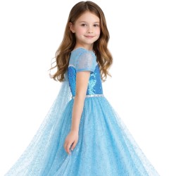 Strój przebranie księżniczka sukienka elsa