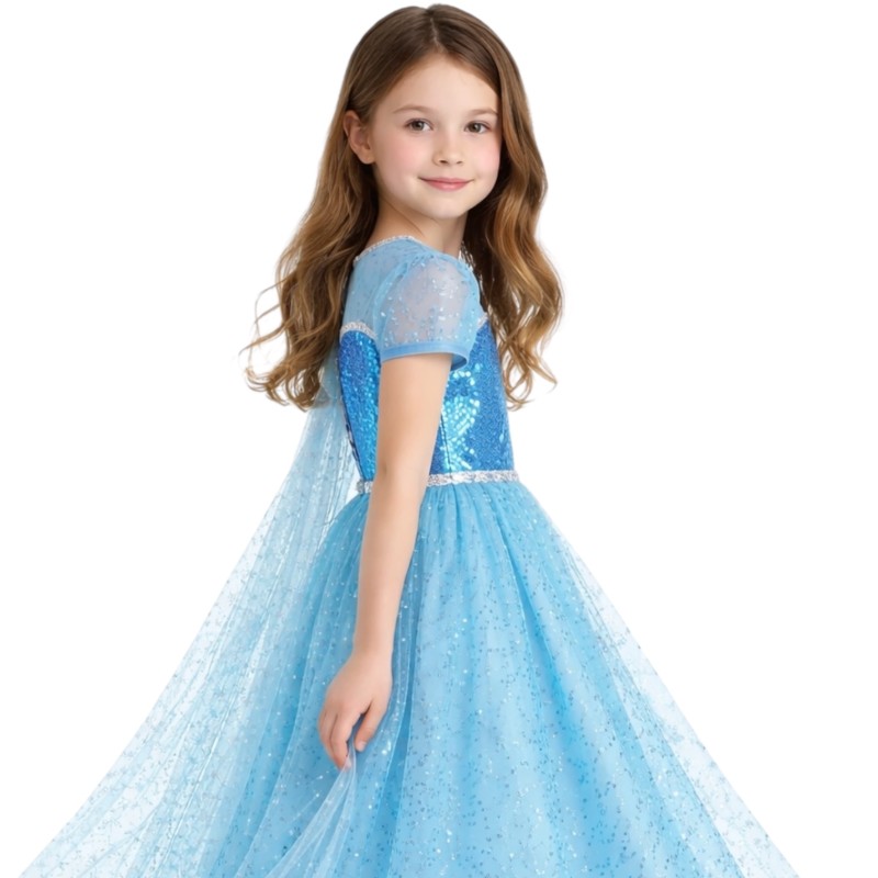 Strój przebranie księżniczka sukienka elsa