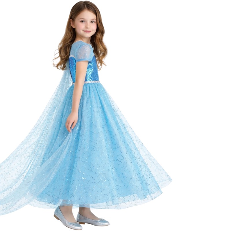 Strój przebranie księżniczka sukienka elsa